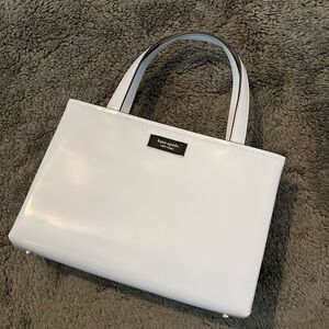 BRAND NEW WITH TAGS! Kate Spade - Sam Icon Spazzolato Leather Small Tote - blue